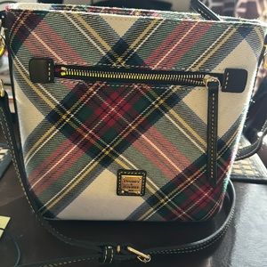 Dooney and Bourke small zip crossbody white tart